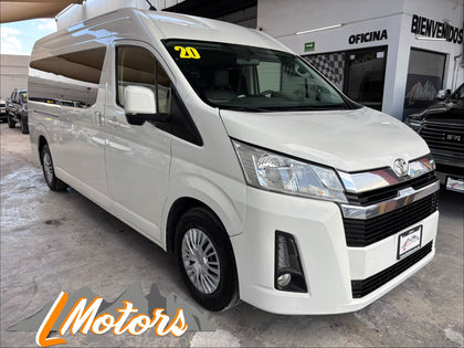 TOYOTA HIACE 12 PASAJEROS 2020 blanca